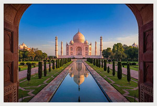 Taj Mahal From The Great Gate