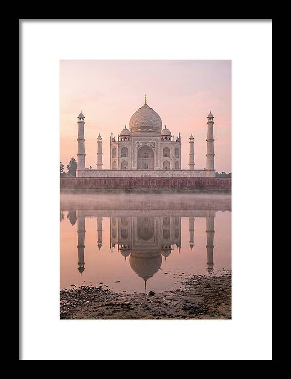 Taj Mahal Reflected At Sunrise