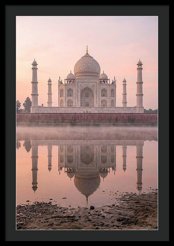 Taj Mahal Reflected At Sunrise