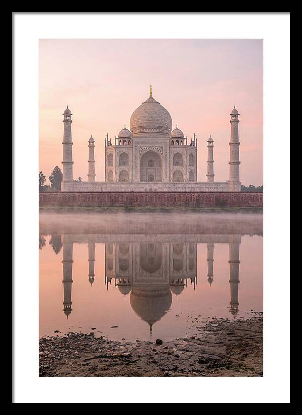 Taj Mahal Reflected At Sunrise
