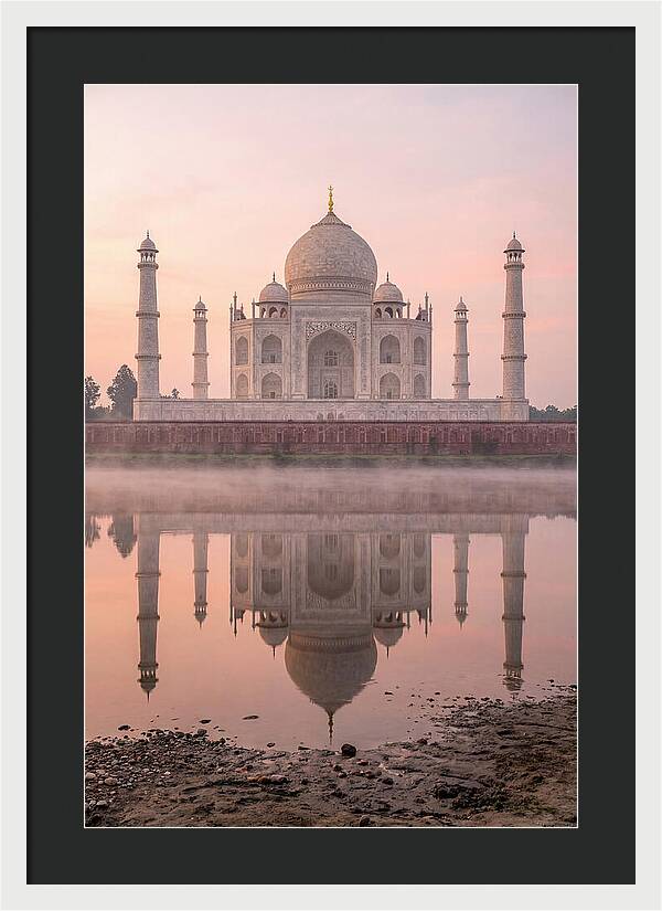 Taj Mahal Reflected At Sunrise
