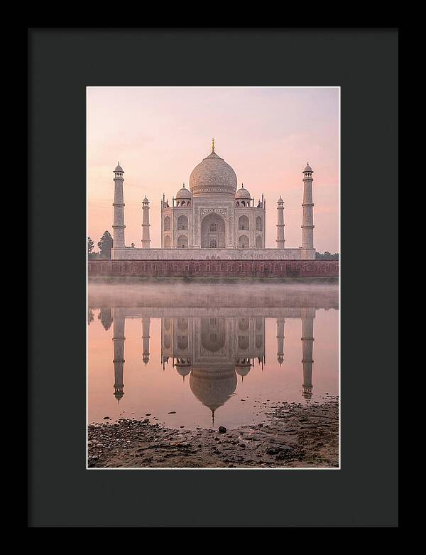 Taj Mahal Reflected At Sunrise