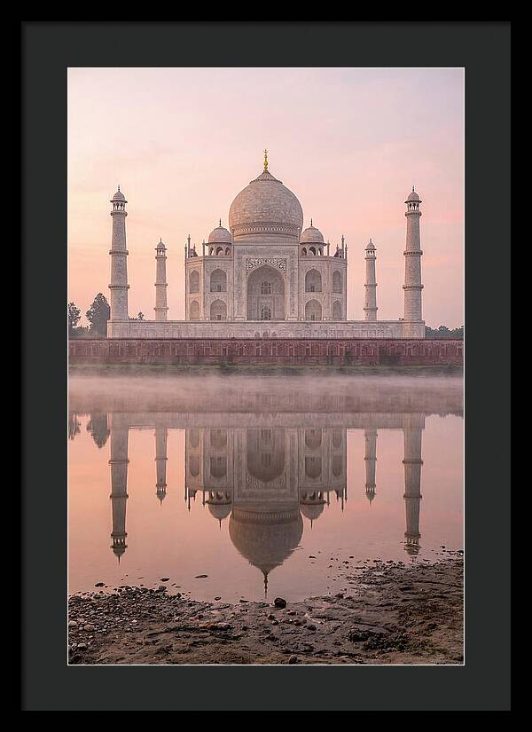 Taj Mahal Reflected At Sunrise