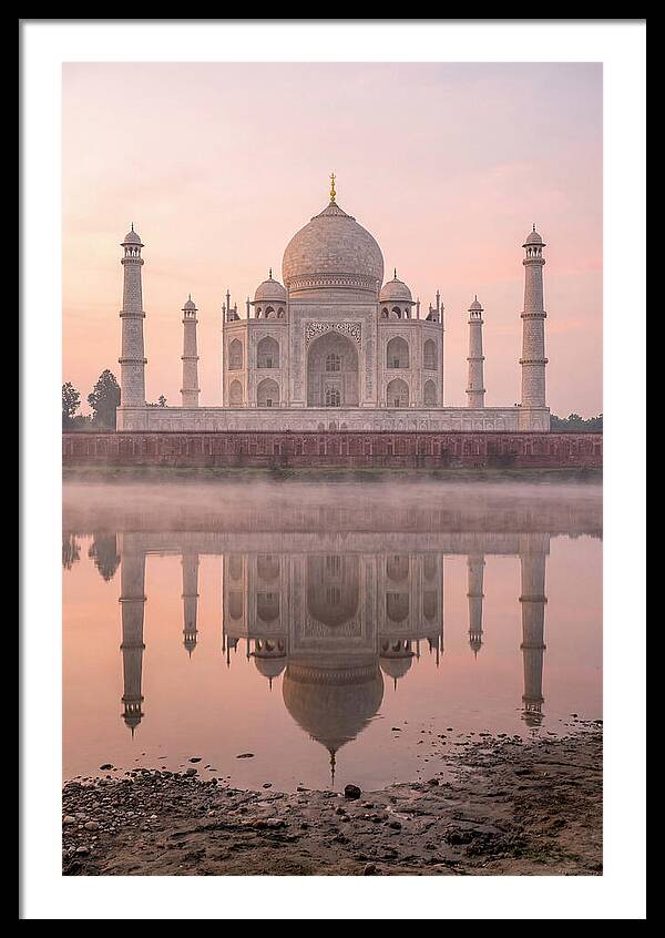 Taj Mahal Reflected At Sunrise