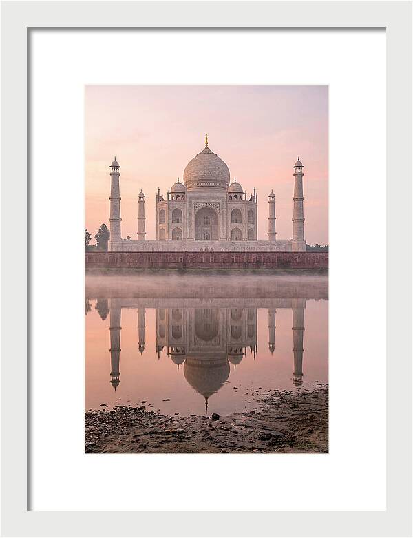 Taj Mahal Reflected At Sunrise