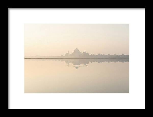 Taj Mahal Reflected At Sunrise