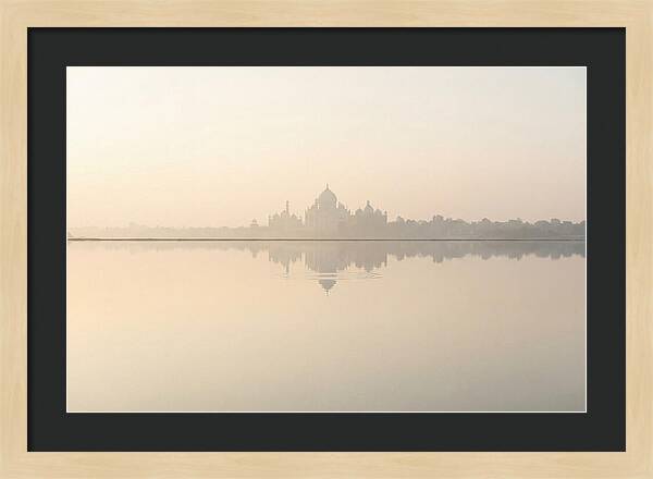 Taj Mahal Reflected At Sunrise