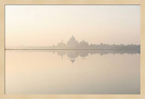 Taj Mahal Reflected At Sunrise