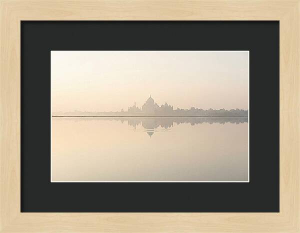Taj Mahal Reflected At Sunrise