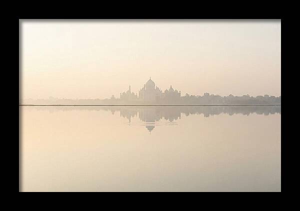 Taj Mahal Reflected At Sunrise