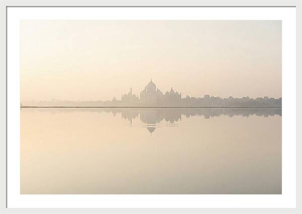 Taj Mahal Reflected At Sunrise