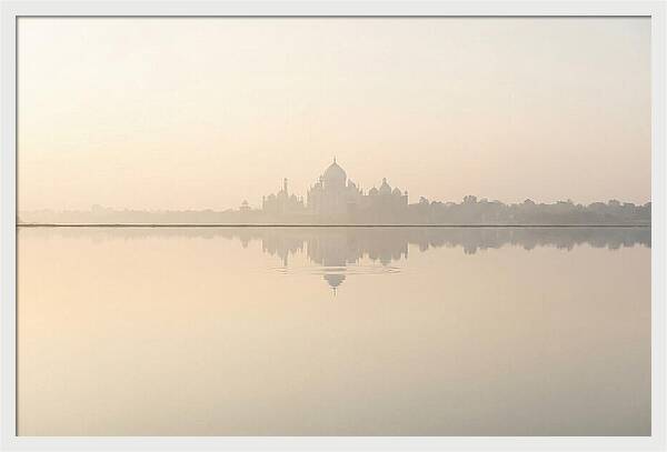 Taj Mahal Reflected At Sunrise