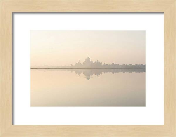 Taj Mahal Reflected At Sunrise