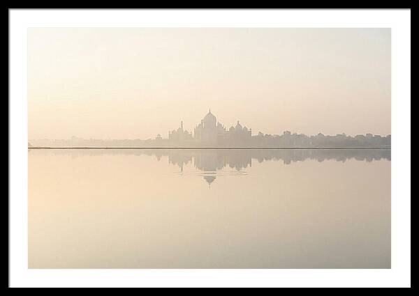 Taj Mahal Reflected At Sunrise