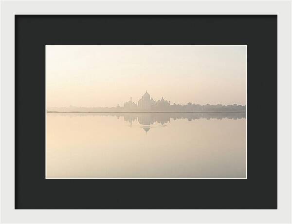Taj Mahal Reflected At Sunrise