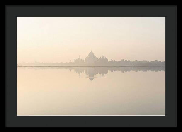 Taj Mahal Reflected At Sunrise