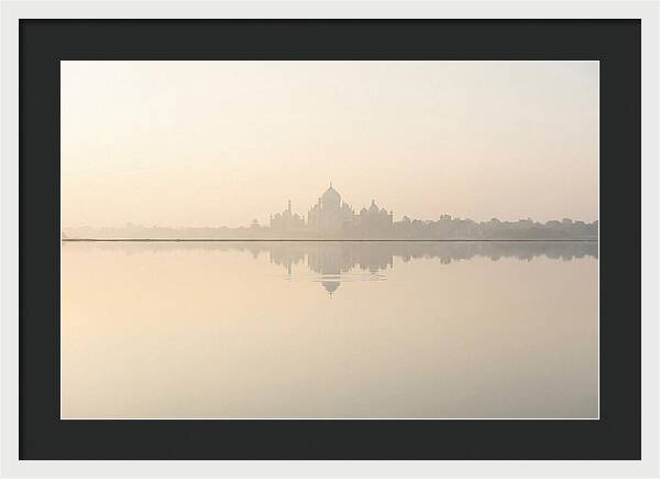 Taj Mahal Reflected At Sunrise