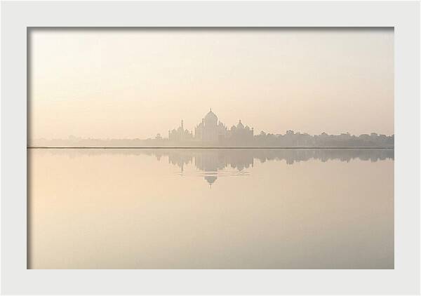 Taj Mahal Reflected At Sunrise