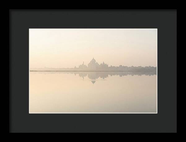Taj Mahal Reflected At Sunrise