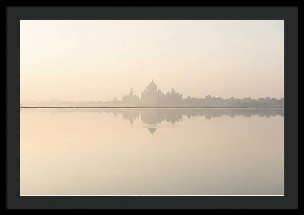 Taj Mahal Reflected At Sunrise