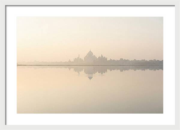 Taj Mahal Reflected At Sunrise