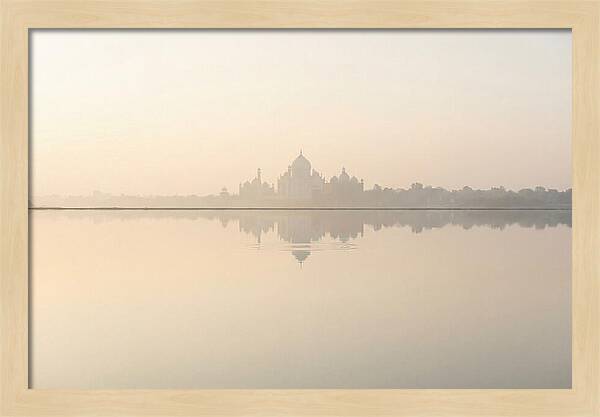 Taj Mahal Reflected At Sunrise