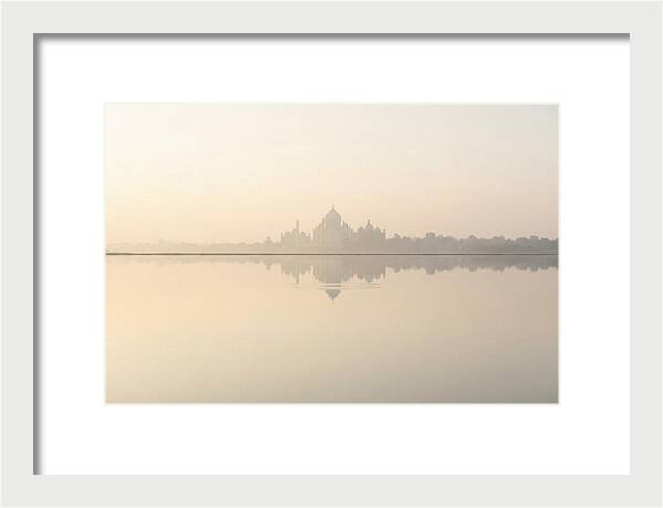 Taj Mahal Reflected At Sunrise