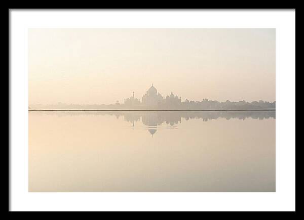 Taj Mahal Reflected At Sunrise