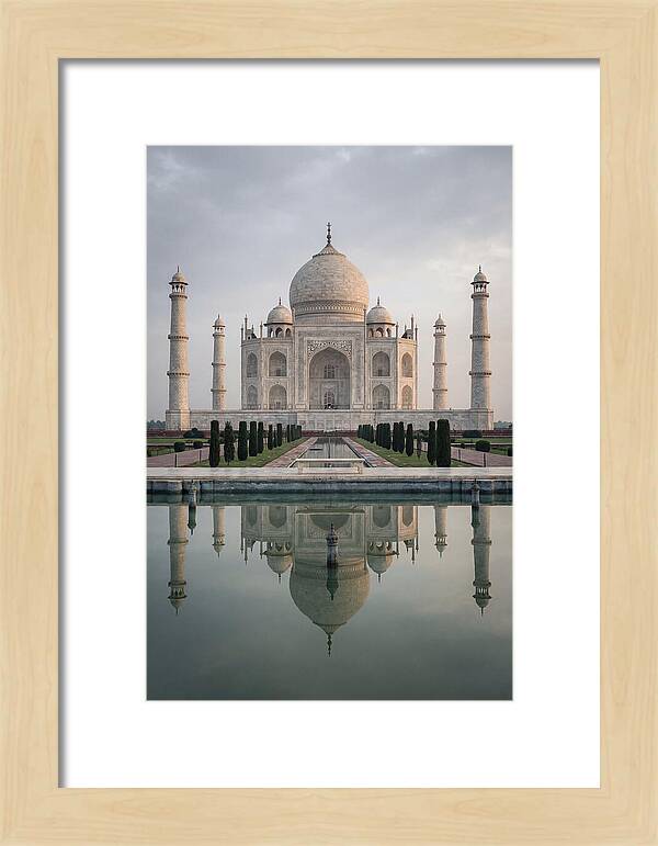 Taj Mahal Reflection At Dawn