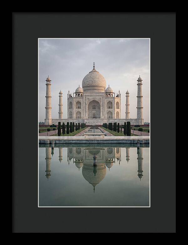 Taj Mahal Reflection At Dawn