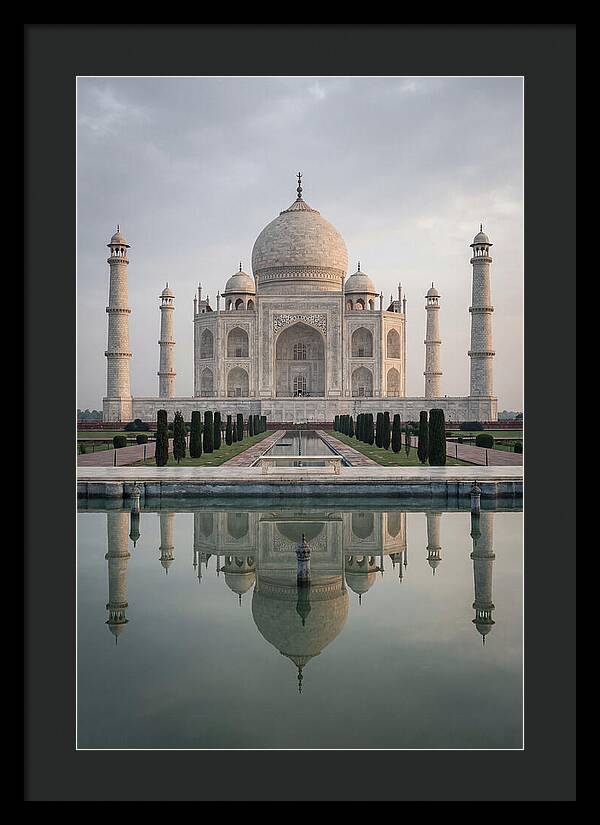 Taj Mahal Reflection At Dawn