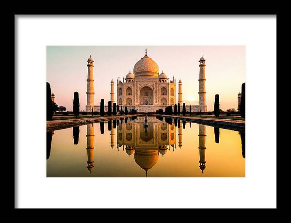 Taj Mahal Serenity At Dawn