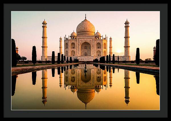 Taj Mahal Serenity At Dawn