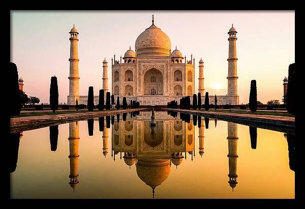 Taj Mahal Serenity At Dawn