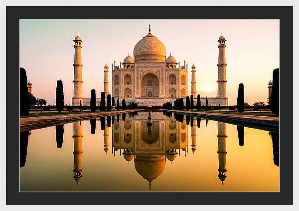 Taj Mahal Serenity At Dawn