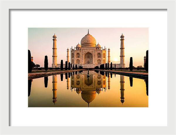 Taj Mahal Serenity At Dawn