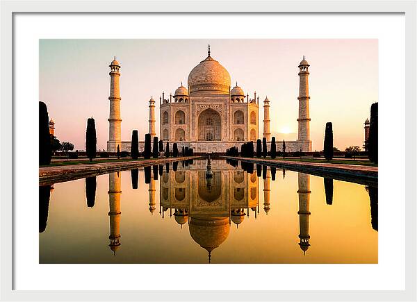 Taj Mahal Serenity At Dawn