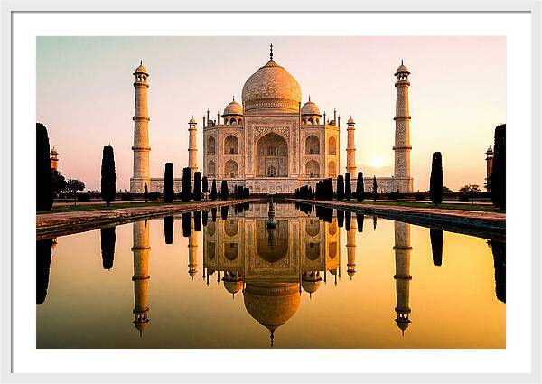 Taj Mahal Serenity At Dawn