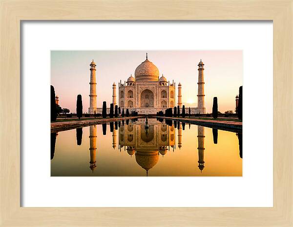 Taj Mahal Serenity At Dawn