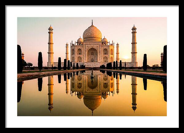 Taj Mahal Serenity At Dawn