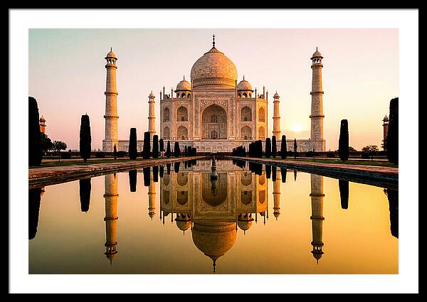 Taj Mahal Serenity At Dawn