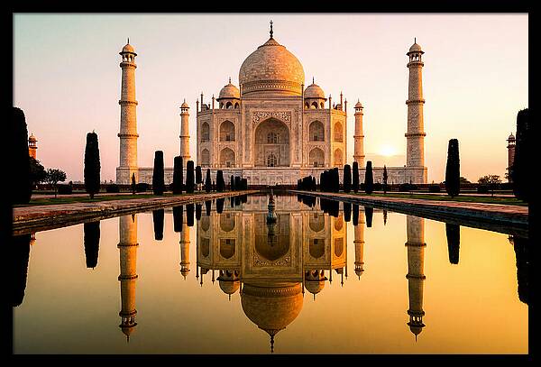 Taj Mahal Serenity At Dawn