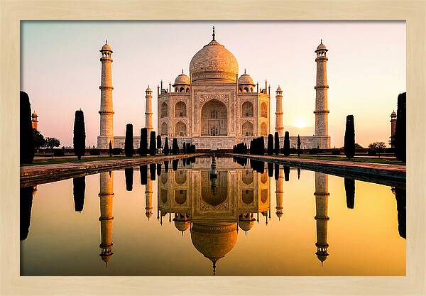 Taj Mahal Serenity At Dawn