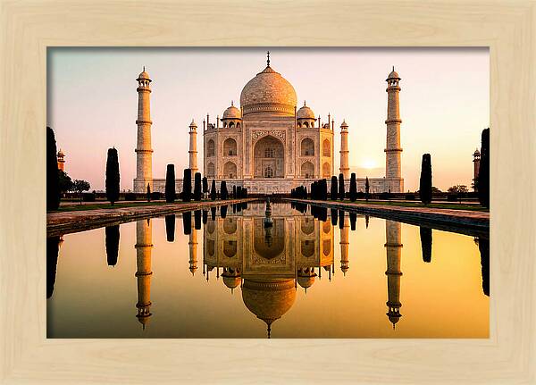 Taj Mahal Serenity At Dawn