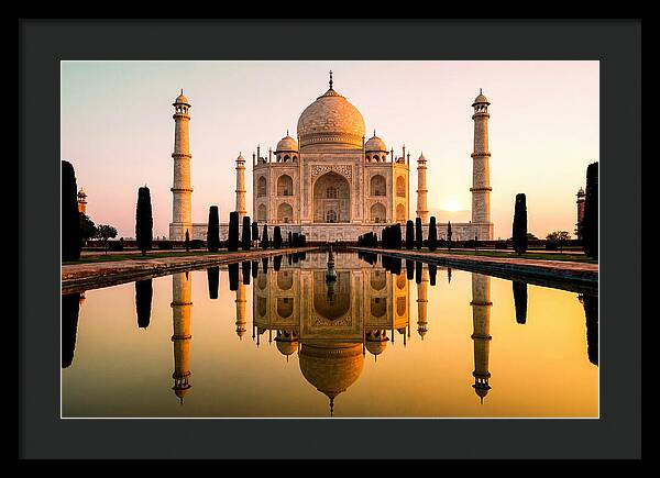Taj Mahal Serenity At Dawn