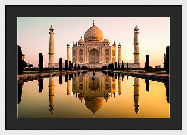 Taj Mahal Serenity At Dawn