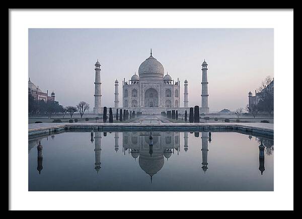 Taj Mahal Serenity At Sunrise