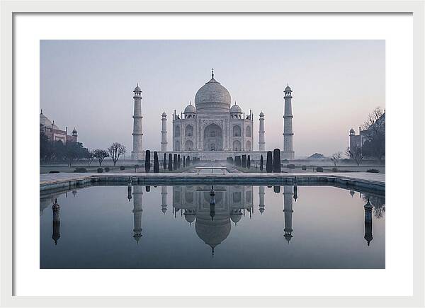 Taj Mahal Serenity At Sunrise