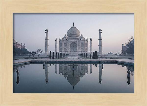 Taj Mahal Serenity At Sunrise