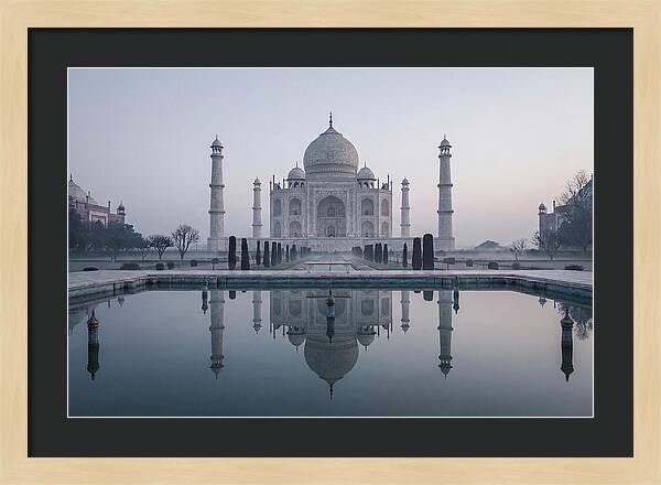 Taj Mahal Serenity At Sunrise